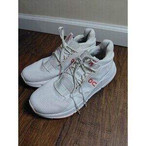 Size 9.5 - ON Cloudnova 2 White Flame Women's Sneakers